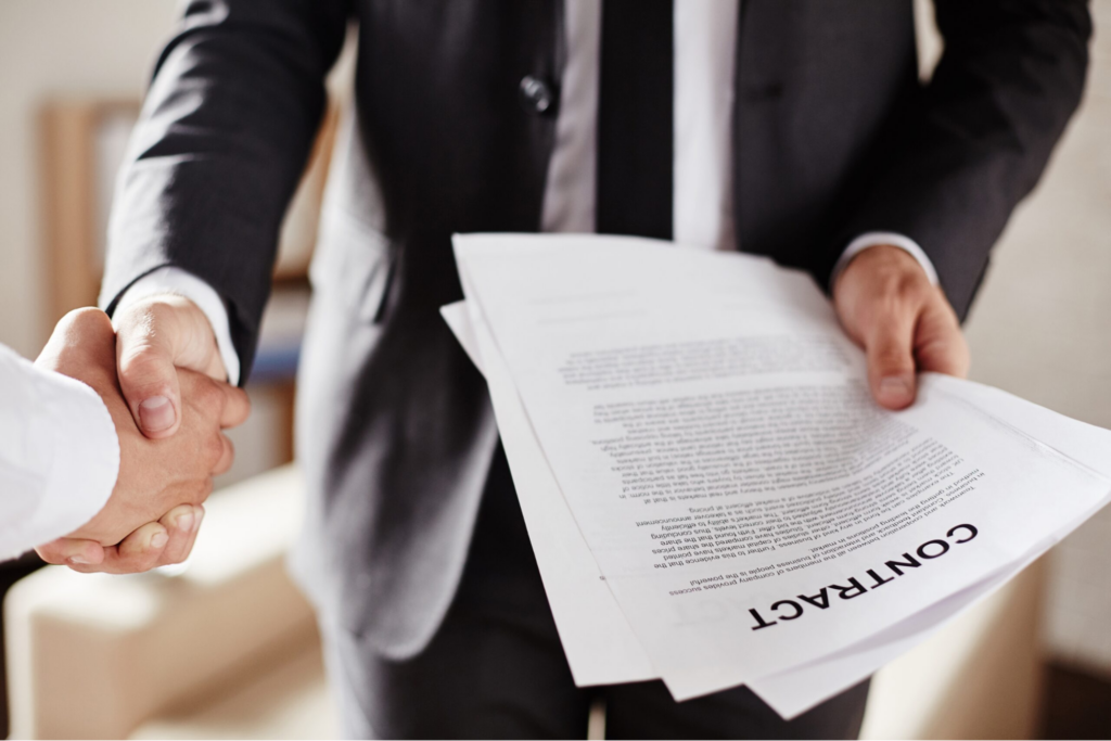 Business contract agreement